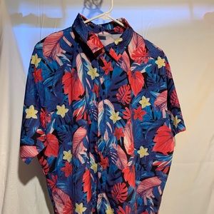 mens floral hawaiian shirt